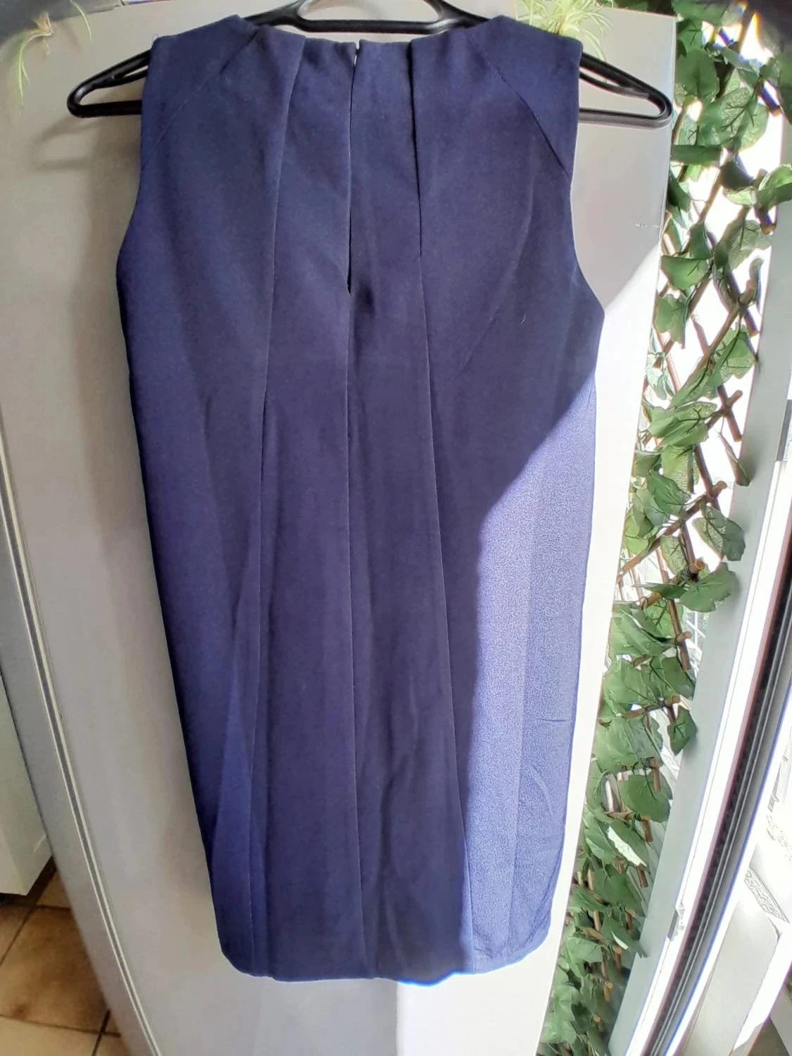 Vestido de fiesta, sin mangas, color azul marino, talla XS – photo 4